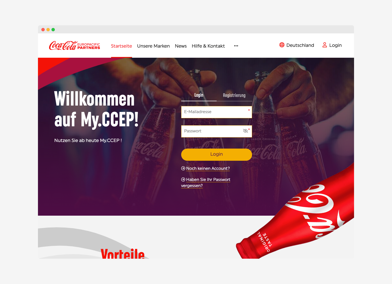 Vereinfachung der B2B-Bestellung mit MyCCEP